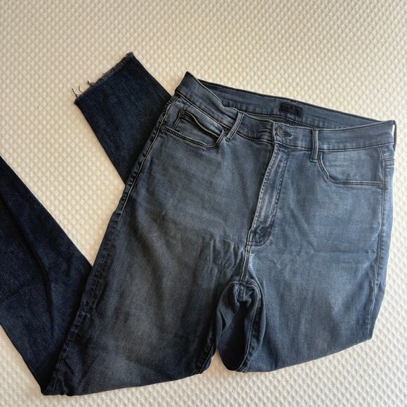 Mother Stunner Ankle Step Fray 30 10 My Wildest Ride Denim Jeans Skinny Raw Hem - Picture 2 of 7